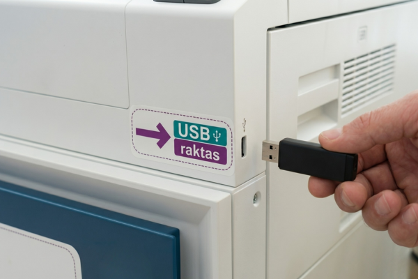 Spausdinti iš USB